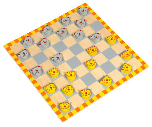 [g76] Kat en muis dambord