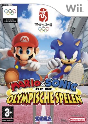 [z132] WII spel mario & sonic olympische spelen