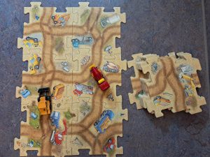 [p61] Vloerpuzzel onze bouwplaats