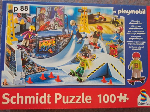 [p88] Puzzel skaterpark Playmobil