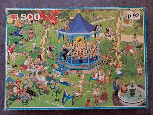 [p92] puzzel in het park