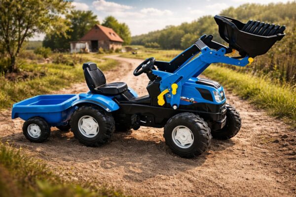 [b54] Tractor blauw