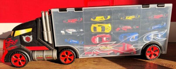 [f61] Hotwheels truck rood