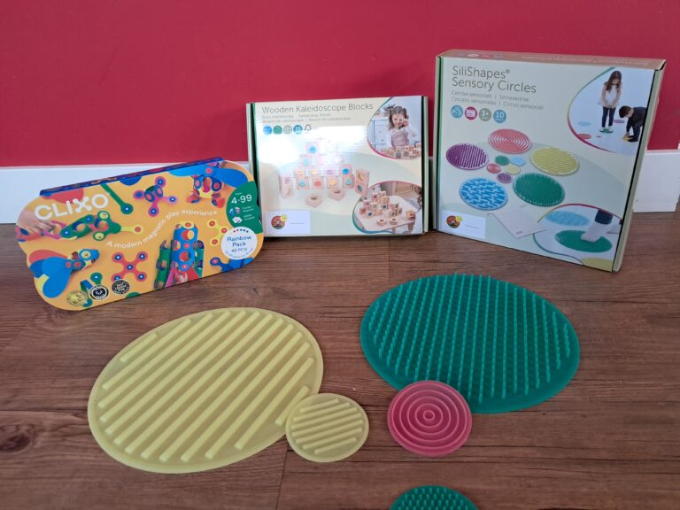 Clixo, Blotevoetenpad, kaleidoscoopblokken